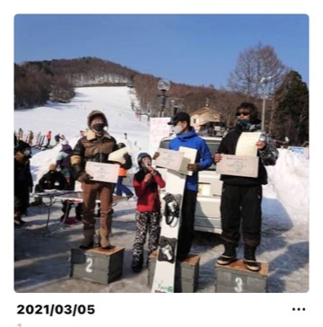 JSBA（日本スノーボード協会）菅平スラロームレース結果